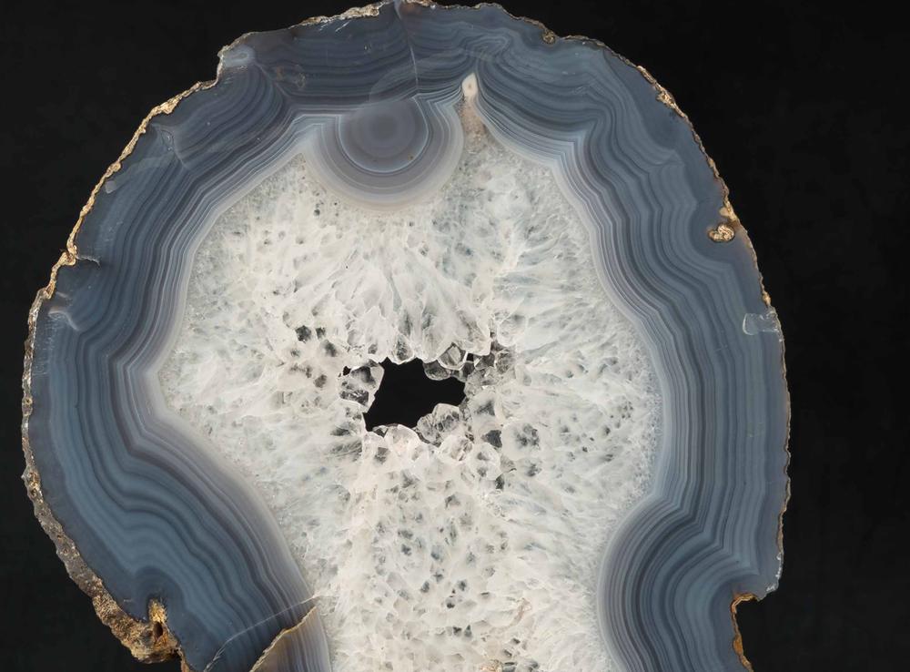 Agate Slice on Stand, Brazil