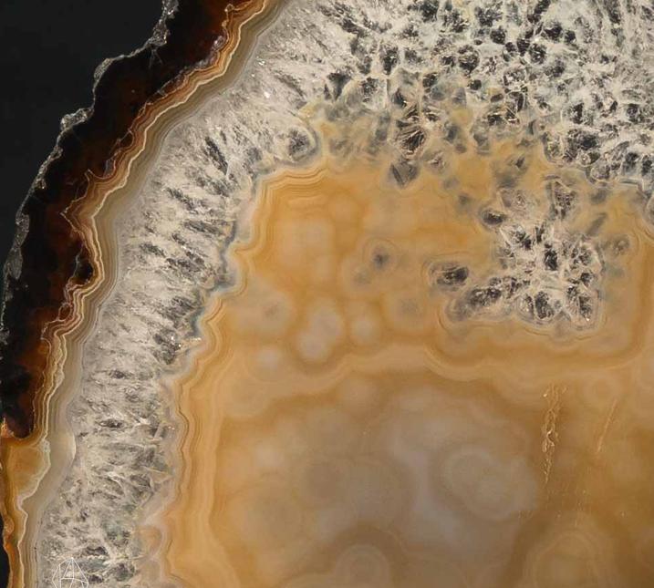 Agate Slice on Stand, Brazil