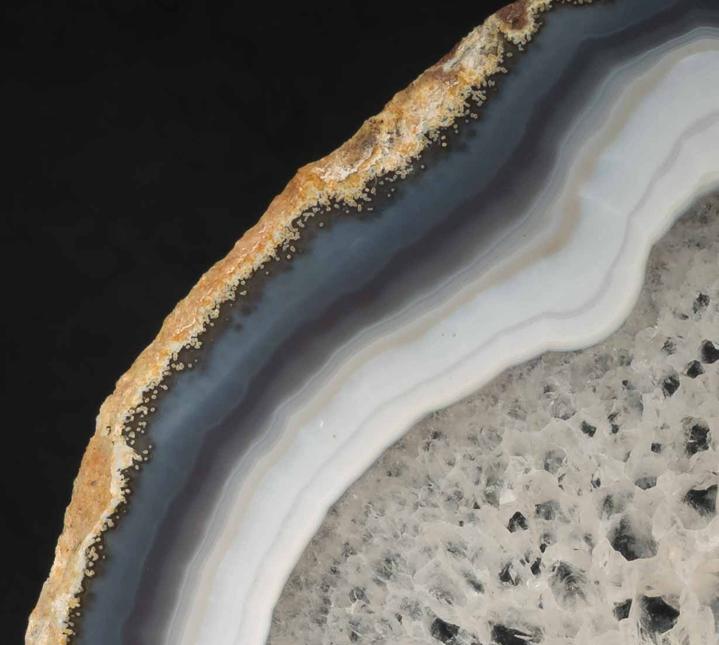 Agate Slice on Stand, Brazil